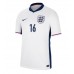 Camisa de Futebol Inglaterra Conor Gallagher #16 Equipamento Principal Europeu 2024 Manga Curta